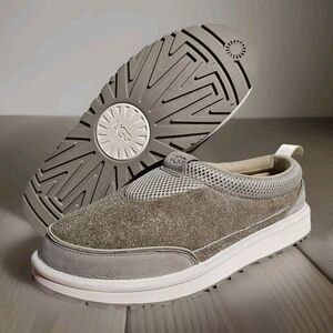 UGG Tasman IOE (Inside Outside Everywhere) Men's Suede Slipper Beige Size 10 NEW